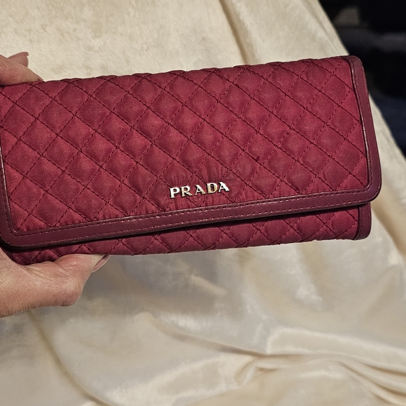 Prada Project Burgundy Quilted Wallet - Picture 12 of 12